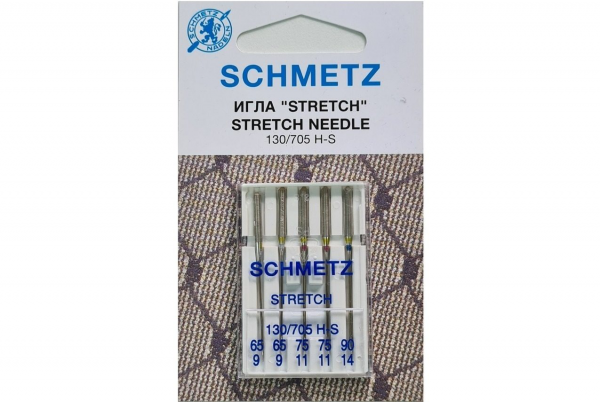 Иглы Schmetz стрейч combi (65x2, 75x2, 90x1), 5 шт в Анапе